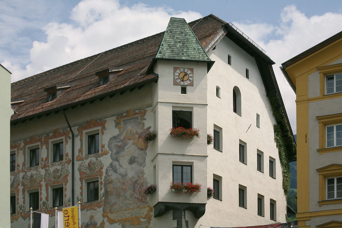 Das erste Fuggerhaus in Schwaz, das heutige Rathaus