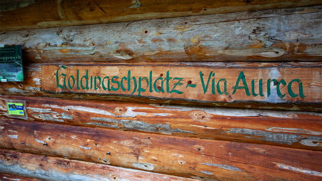 Goldwaschplatz im Angertal